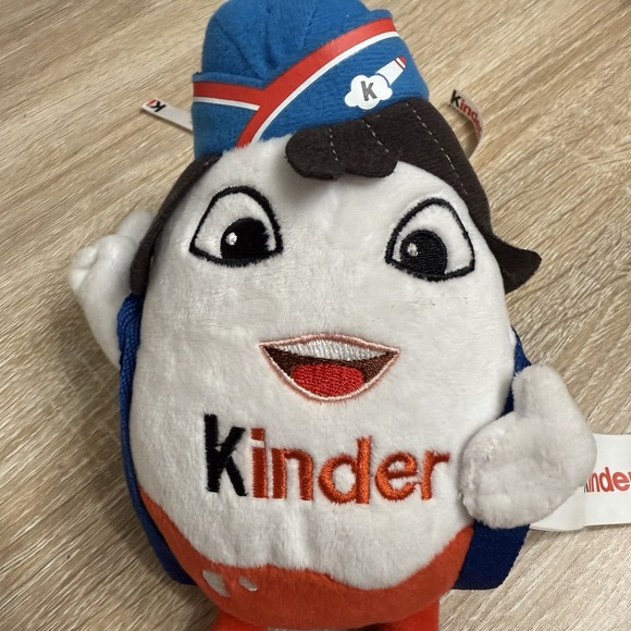 Kinder Surprise Stewardess 9" Plush Toy Kids at Heart w/ Backpack Ferrero Rocher - Picture 2 of 10